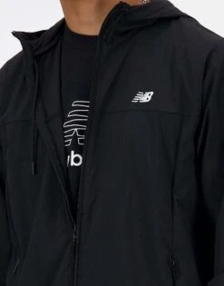 New Balance Athletics Woven Jacket In Black For Men -New Balance Shop 206352685 4