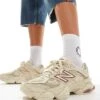 New Balance 9060 Trainers In Beige And Pink For Unisex -New Balance Shop 206398539 1 pink