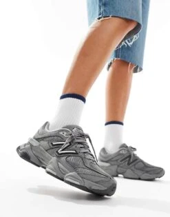 New Balance 9060 Trainers In Triple Grey For Unisex -New Balance Shop 206398581 1 grey 1