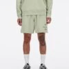 New Balance Iconic Collegiate Fleece Short 7" In Green For Men -New Balance Shop 206453412 1 green