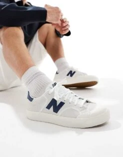 New Balance 100 Trainers In White And Blue For Unisex -New Balance Shop 206653169 3