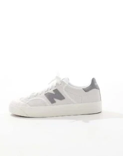 New Balance 100 Trainers In White And Grey For Unisex -New Balance Shop 206653218 3