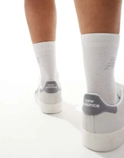 New Balance 100 Trainers In White And Grey For Unisex -New Balance Shop 206653218 4