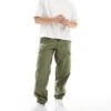 New Balance Twill Cargo Joggers In Green For Men -New Balance Shop 206838779 1 green