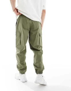 New Balance Twill Cargo Joggers In Green For Men -New Balance Shop 206838779 4