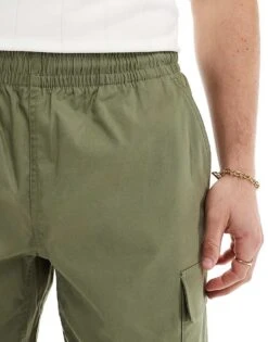 New Balance Twill Cargo Joggers In Green For Men -New Balance Shop 206838779 5