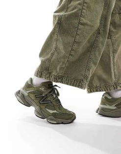 New Balance 9060 Trainers In Khaki For Unisex -New Balance Shop 206980198 1 khaki 1
