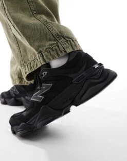 New Balance 9060 Trainers In Black For Unisex -New Balance Shop 206980235 5