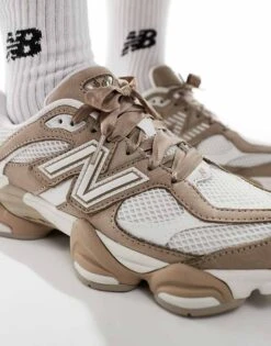 New Balance 9060 With Ribbon Laces In Brown - Exclusive To ASOS For Unisex -New Balance Shop 206991959 4