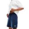 New Balance Sport Essentials French Terry Short 7"" In Blue For Men