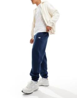 New Balance Sport Essentials Fleece Jogger In Blue For Men