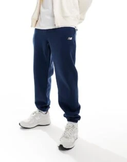 New Balance Sport Essentials Fleece Jogger In Blue For Men -New Balance Shop 207029468 5