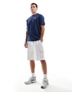 New Balance Sport Essentials Cotton T-shirt In Blue For Men -New Balance Shop 207029761 3