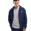 New Balance Sport Essentials Logo French Terry Full Zip In Blue For Men