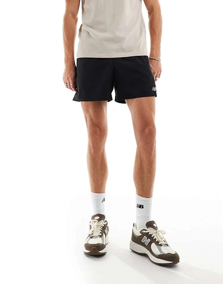 New Balance Sport Essentials Lined Short 5" In Black For Men 3 New Balance Sport Essentials Lined Short 5" In Black For Men