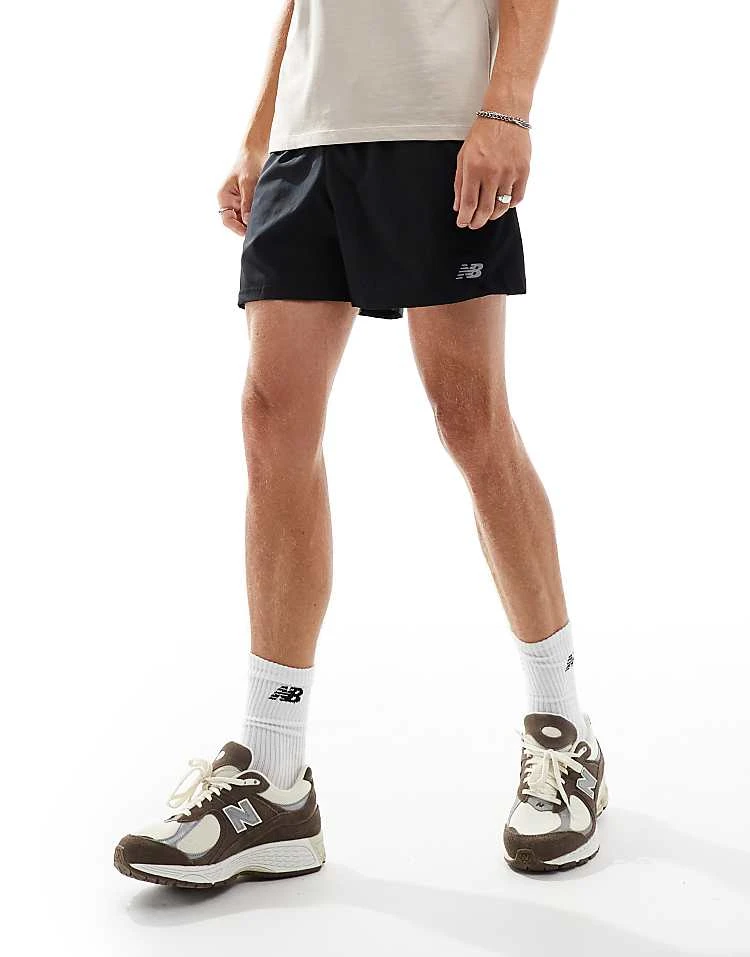 New Balance Sport Essentials Lined Short 5" In Black For Men 6 New Balance Sport Essentials Lined Short 5" In Black For Men - Image 4