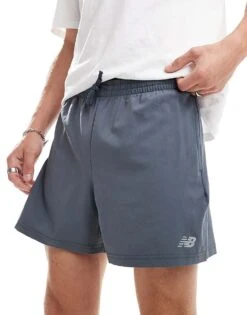 New Balance Sport Essentials Short 5" In Grey For Men