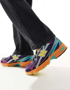 New Balance 740 Trainers In Purple And Orange For Men -New Balance Shop 207093048 1 purple 1
