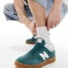 New Balance CT500 Trainers In Dark Green And White For Men Mid Green