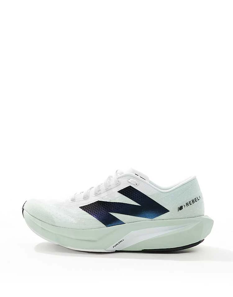 New Balance Fuelcell Rebel V4 Running Trainers In Grey For Men Light Grey 4 New Balance Fuelcell Rebel V4 Running Trainers In Grey For Men Light Grey - Image 2