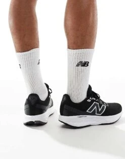 New Balance 520 Running Trainers In Black And White For Men -New Balance Shop 207097789 3
