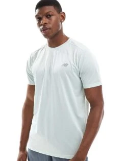 New Balance Essentials T-shirt In Light Green For Men