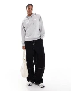 New Balance Sport Essentials French Terry Hoodie In Grey For Men -New Balance Shop 207198546 4