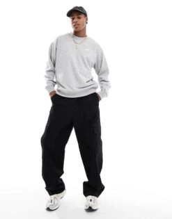 New Balance Sport Essentials French Terry Crew In Grey For Men -New Balance Shop 207198588 4