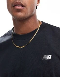 New Balance Sport Essentials French Terry Crew In Black For Men -New Balance Shop 207198687 3