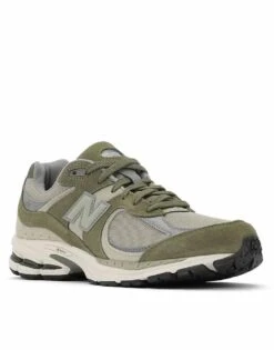 New Balance 2002 Trainers In Dark Olive For Unisex Dark Green -New Balance Shop 207238816 3