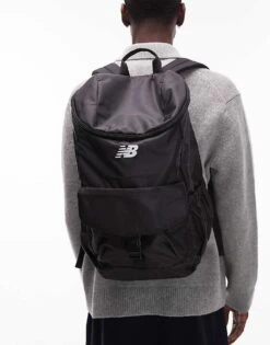 New Balance Large Backpack In Black For Men -New Balance Shop 207472766 1 black 1