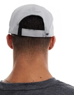 New Balance 6 Panel Performance Cap In Grey For Unisex -New Balance Shop 207472784 3