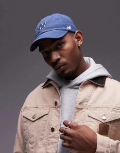 New Balance 'N' Logo Cap In Navy For Men