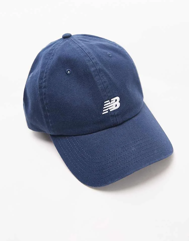 New Balance 6 Panel NB Logo Cap In Navy For Men 4 New Balance 6 Panel NB Logo Cap In Navy For Men - Image 2