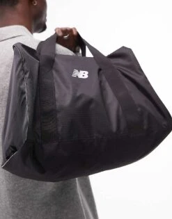 New Balance Small Duffle Bag In Black For Men -New Balance Shop 207472835 1 black 1