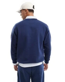 New Balance Graphic Crew In Nb Navy For Men -New Balance Shop 207577985 4