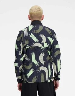 New Balance London Edition Printed Nb Athletics Packable Run Jacket In Black For Men -New Balance Shop 207821338 3