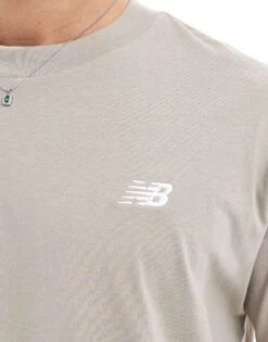 New Balance Sport Essentials Cotton T-shirt In Arid Stone For Men -New Balance Shop 208190891 3