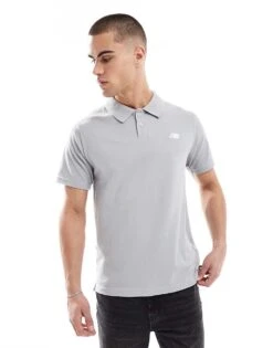 New Balance Cotton Pique Polo In Athletic Grey For Men -New Balance Shop 208191147 4
