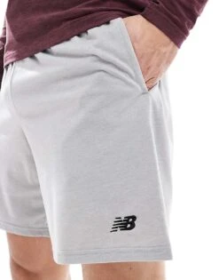 New Balance Sport Essentials Heathertech Short 7" In Athletic Grey Heather For Men -New Balance Shop 208191237 3