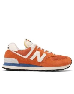 New Balance 574 Trainers In Orange For Unisex