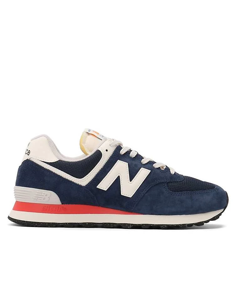 New Balance 574 Trainers In Blue For Unisex 3 New Balance 574 Trainers In Blue For Unisex