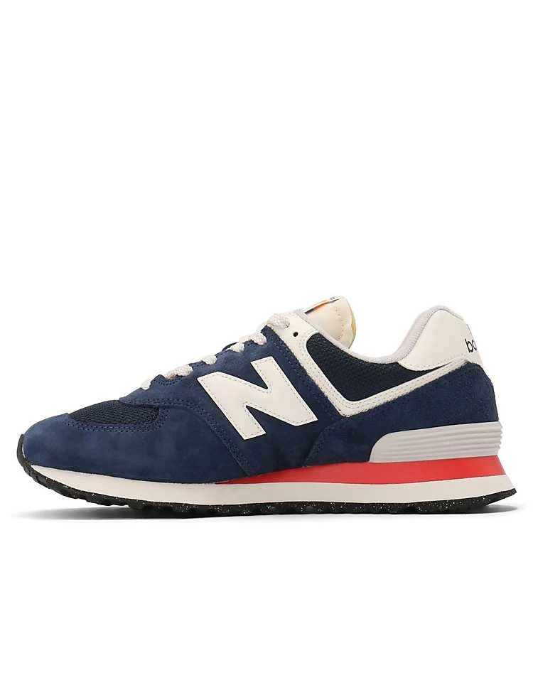 New Balance 574 Trainers In Blue For Unisex 6 New Balance 574 Trainers In Blue For Unisex - Image 4