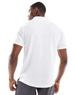 New Balance Cotton Pique Polo In White For Men -New Balance Shop 208298817 3