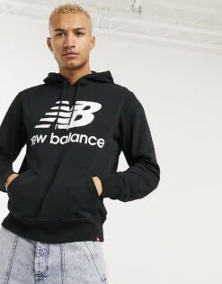 New Balance Large Logo Hoodie In Black For Men 10 New Balance Large Logo Hoodie In Black For Men -New Balance Shop 21884835 4