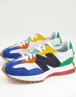 New Balance 327 Trainers In White Multi For Men -New Balance Shop 23276732 1 multi 1