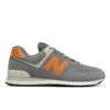 New Balance 574 Trainers In Grey And Orange For Unisex Grey/orange -New Balance Shop 23705682 1 greyorange